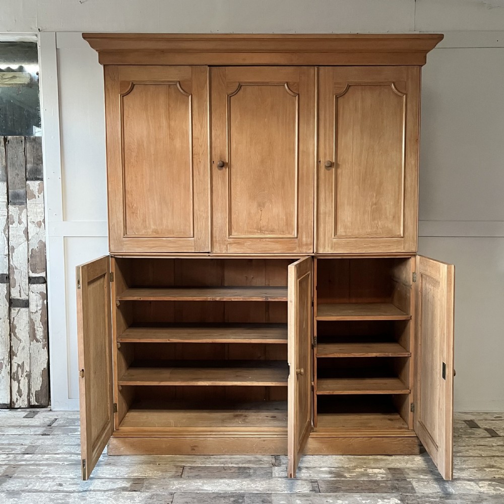 19th C. Pine Housekeepers Cupboard View II