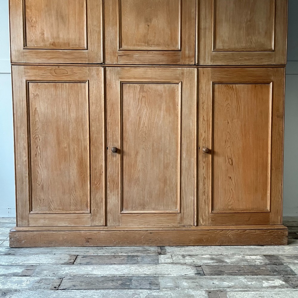 19th C. Pine Housekeepers Cupboard View VI