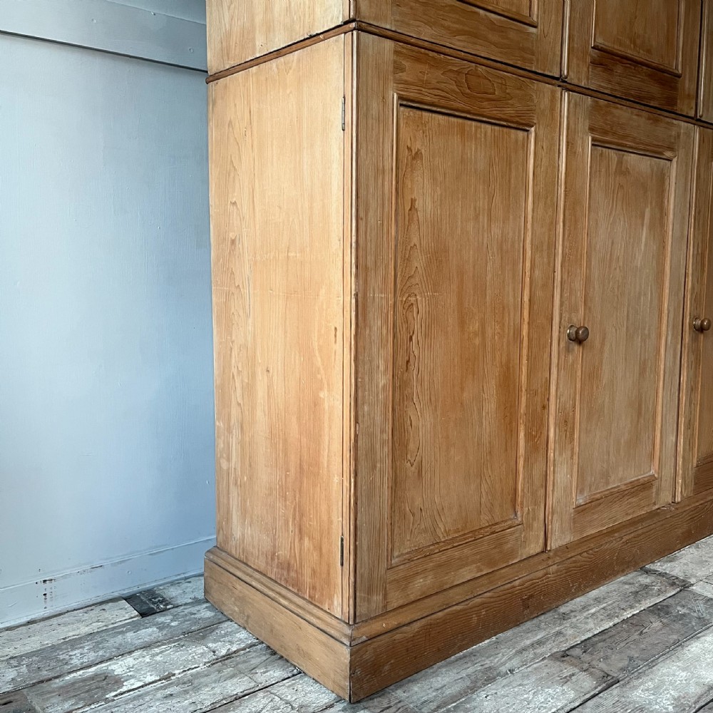 19th C. Pine Housekeepers Cupboard View X