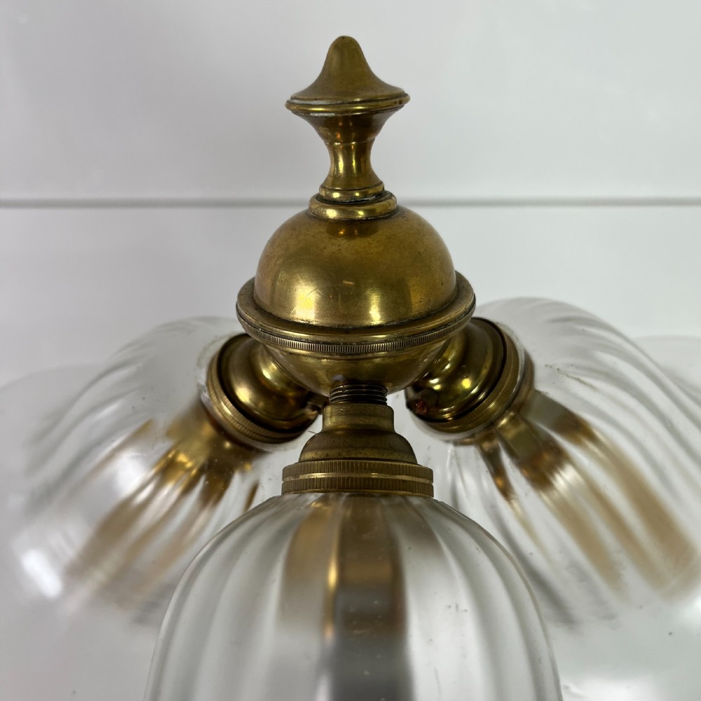 Edwardian Telescopic Brass Floor Lamp View IV