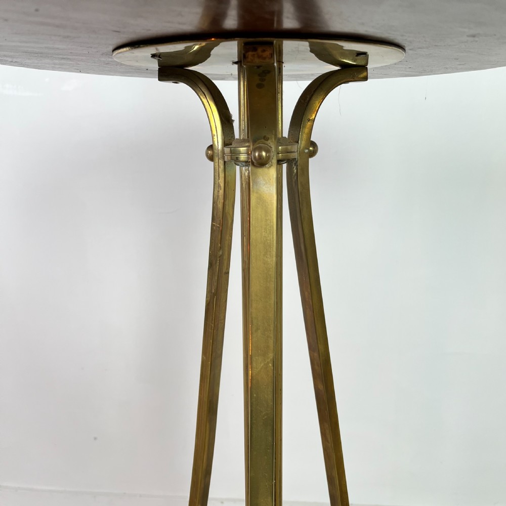 Edwardian Telescopic Brass Floor Lamp View IX