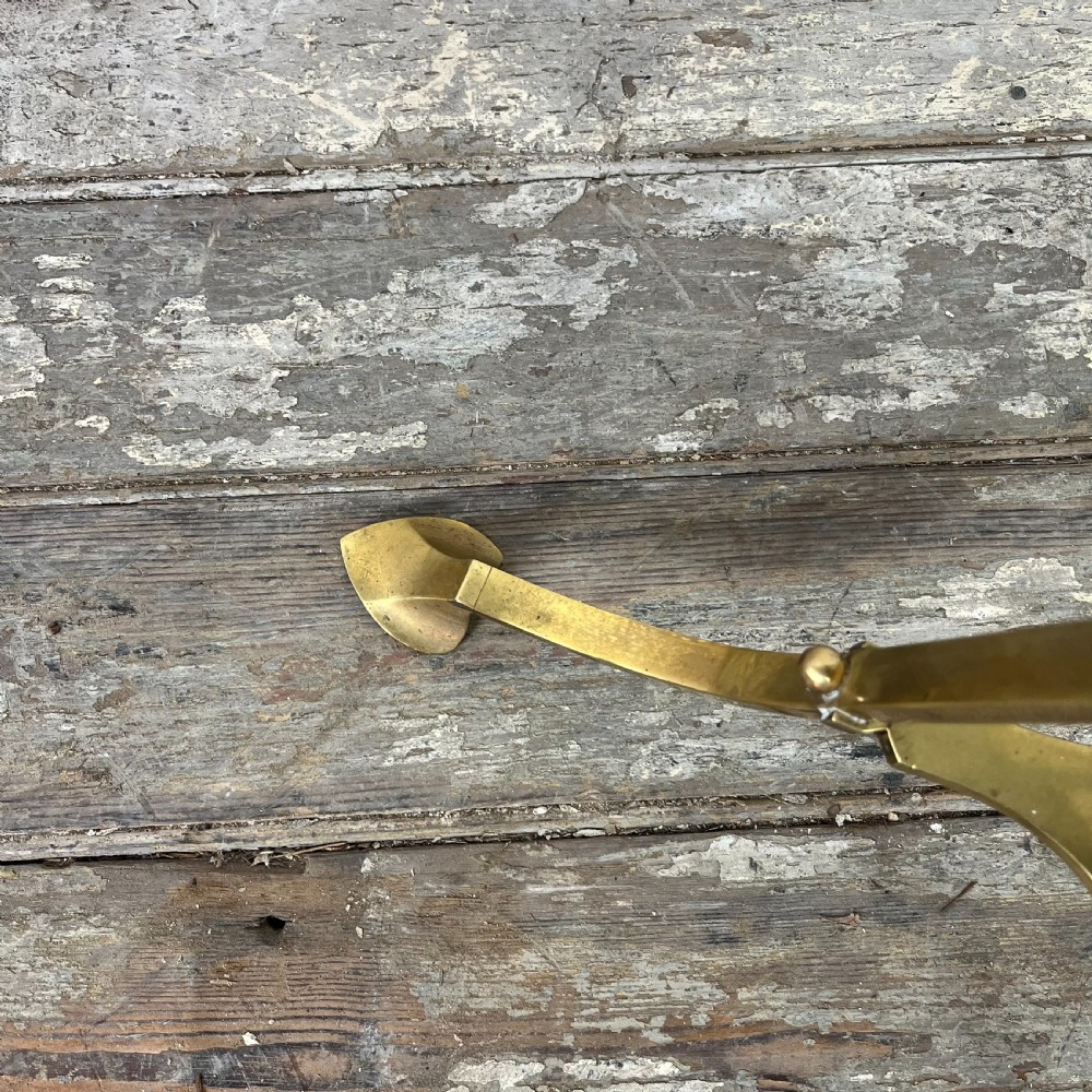 Edwardian Telescopic Brass Floor Lamp View XI