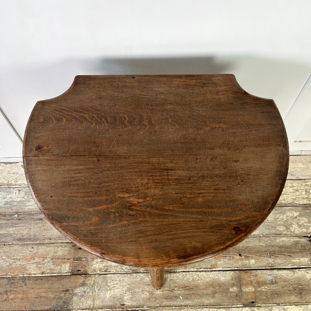 19th C. Pine Cricket Table View III