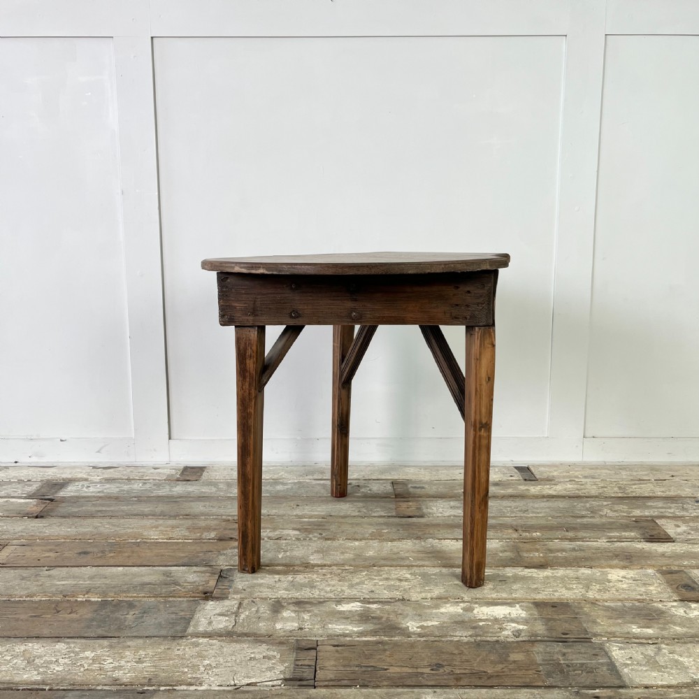 19th C. Pine Cricket Table View VII