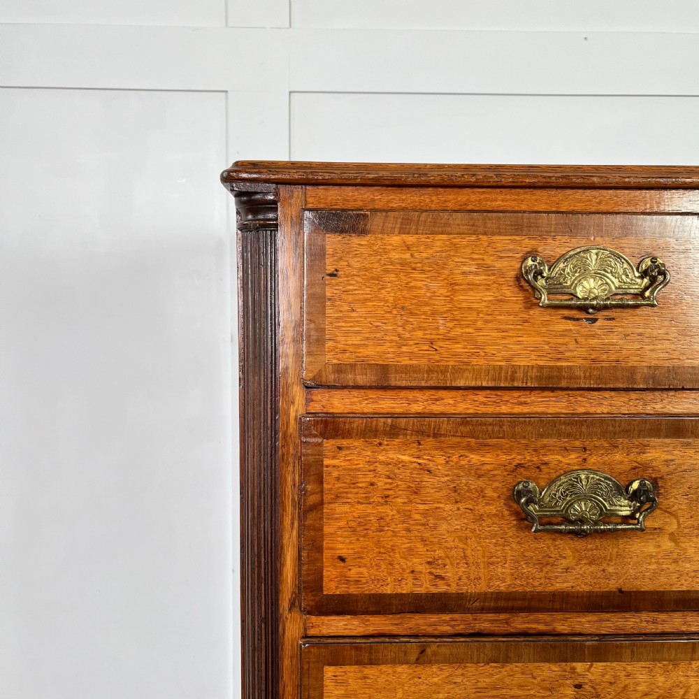 Early 19th C. Oak Chest of Drawers View II