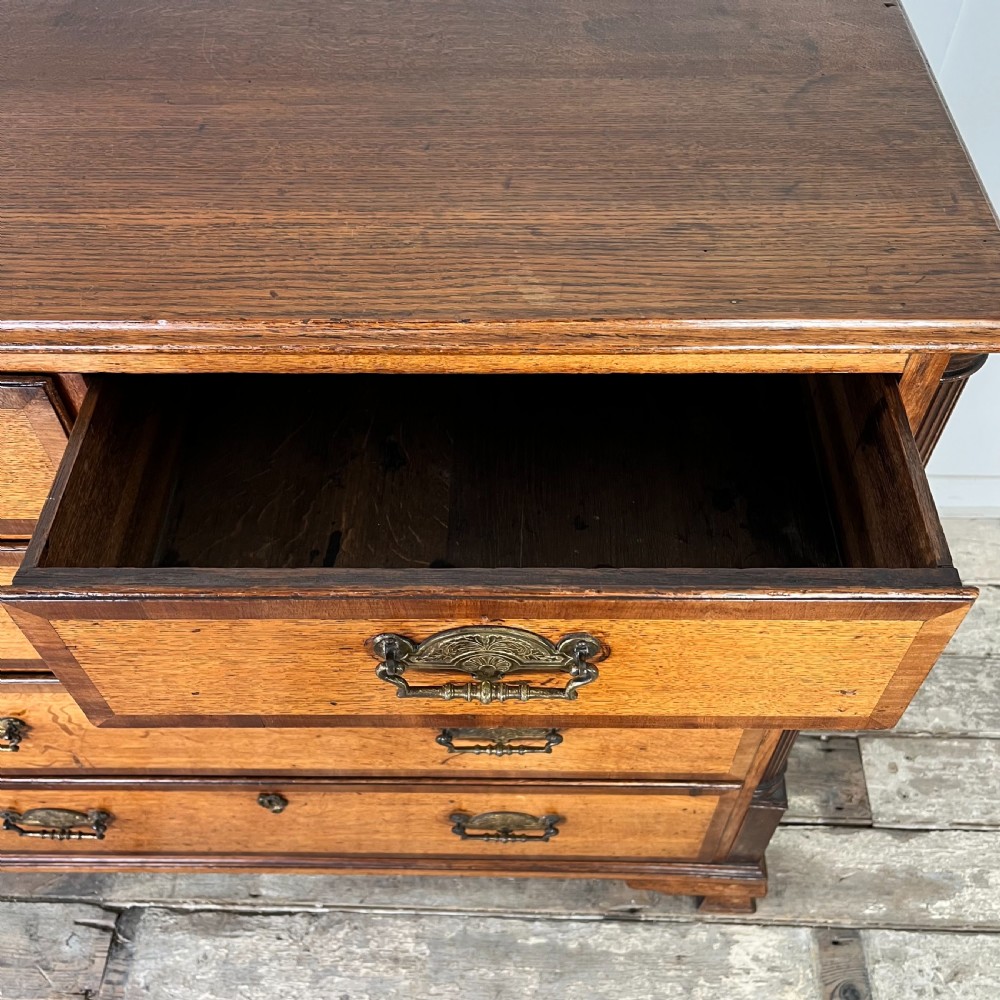 Early 19th C. Oak Chest of Drawers View VI