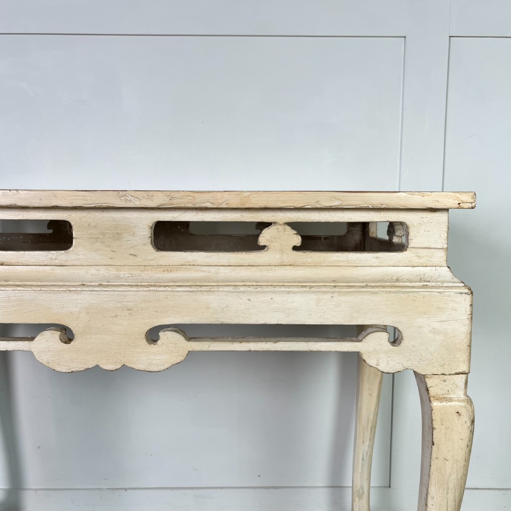 Early 20th C. Painted Pine Console Table View III