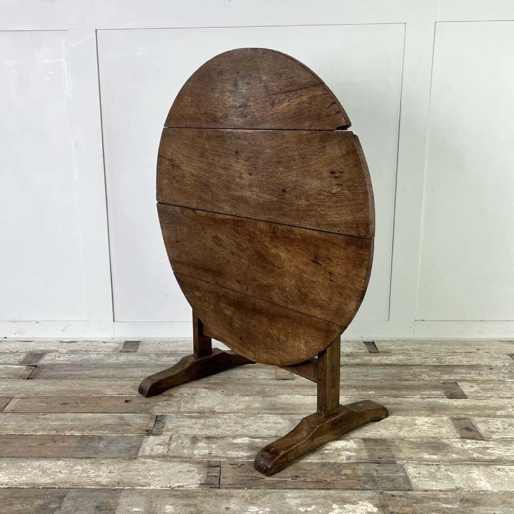 19th C. French Oak Vendage Table View V