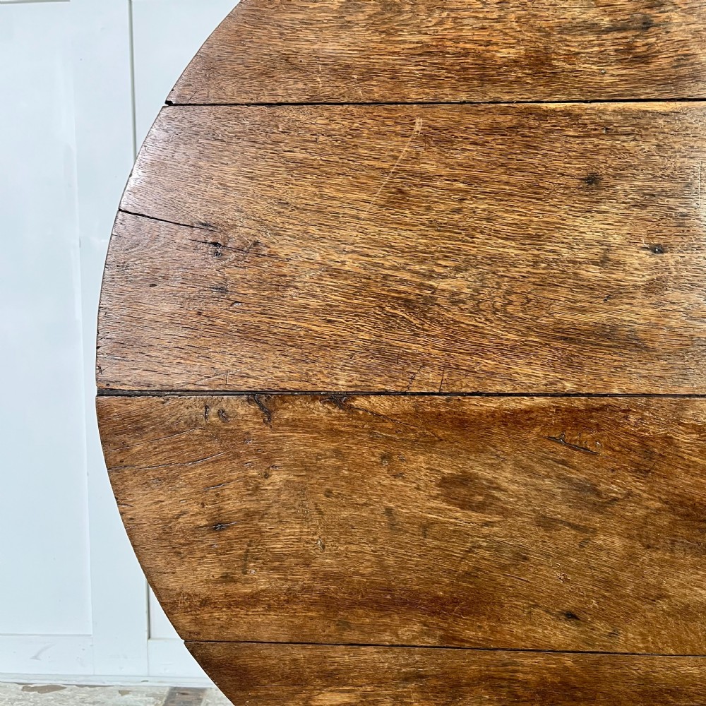 19th C. French Oak Vendage Table View IX