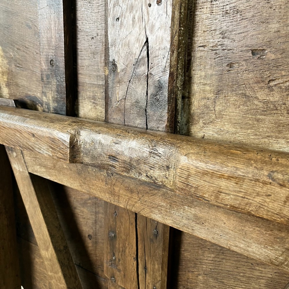 19th C. French Oak Vendage Table View XV