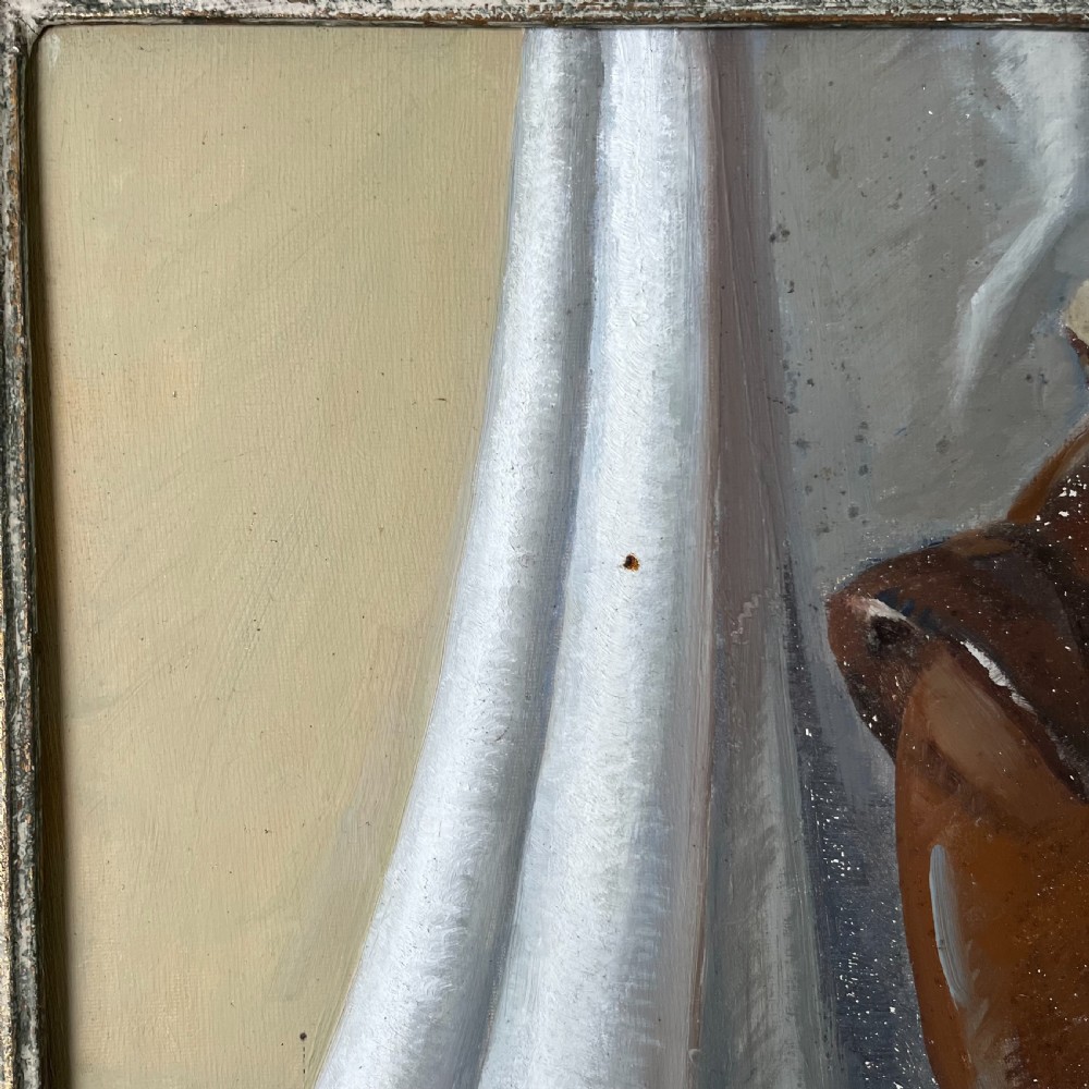 Still Life, Oil on Boar, Signed Kathleen Lewis View III