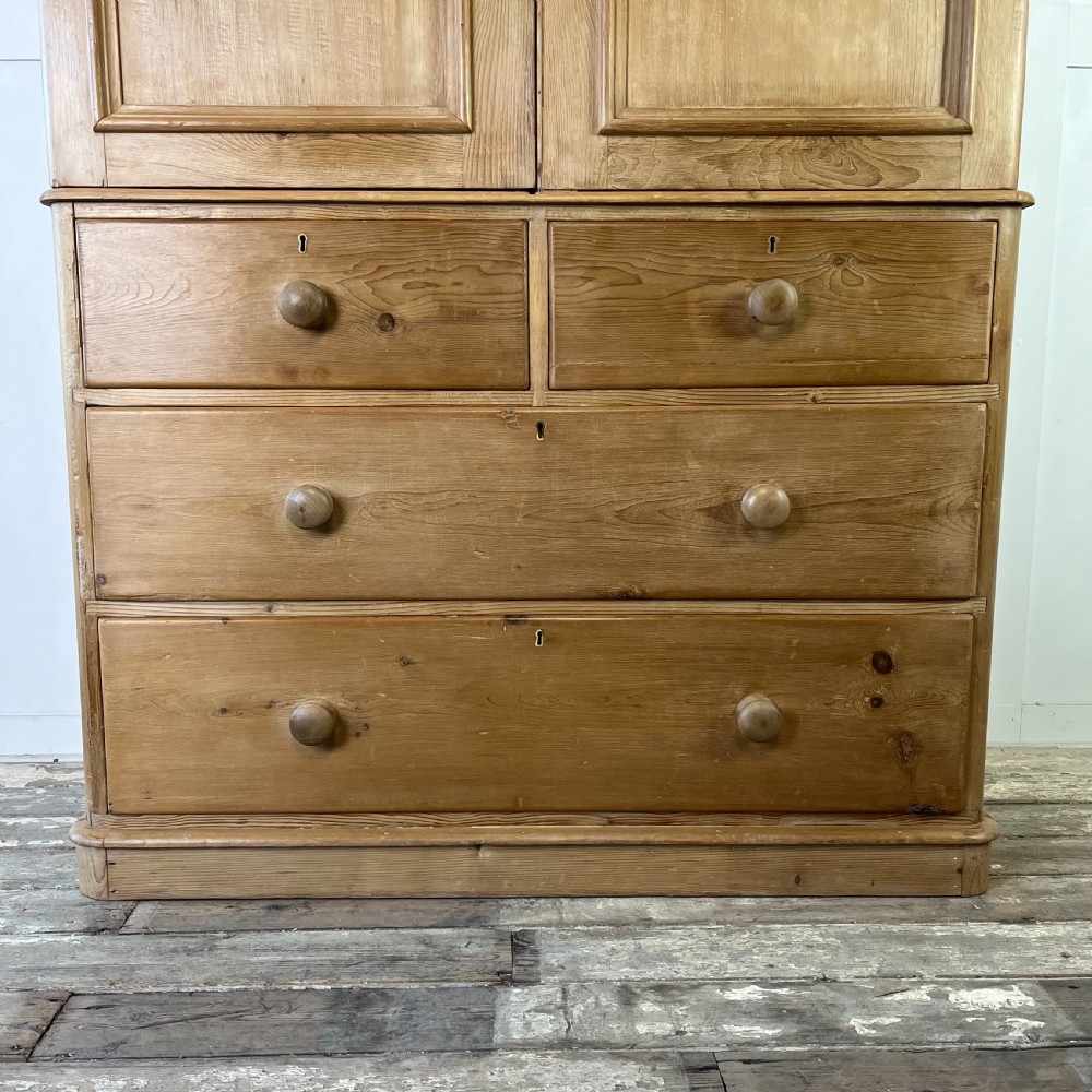 Victorian Pine Linen Press View III