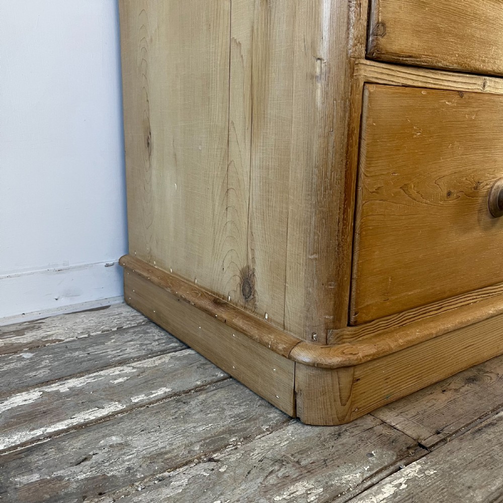 Victorian Pine Linen Press View VIII