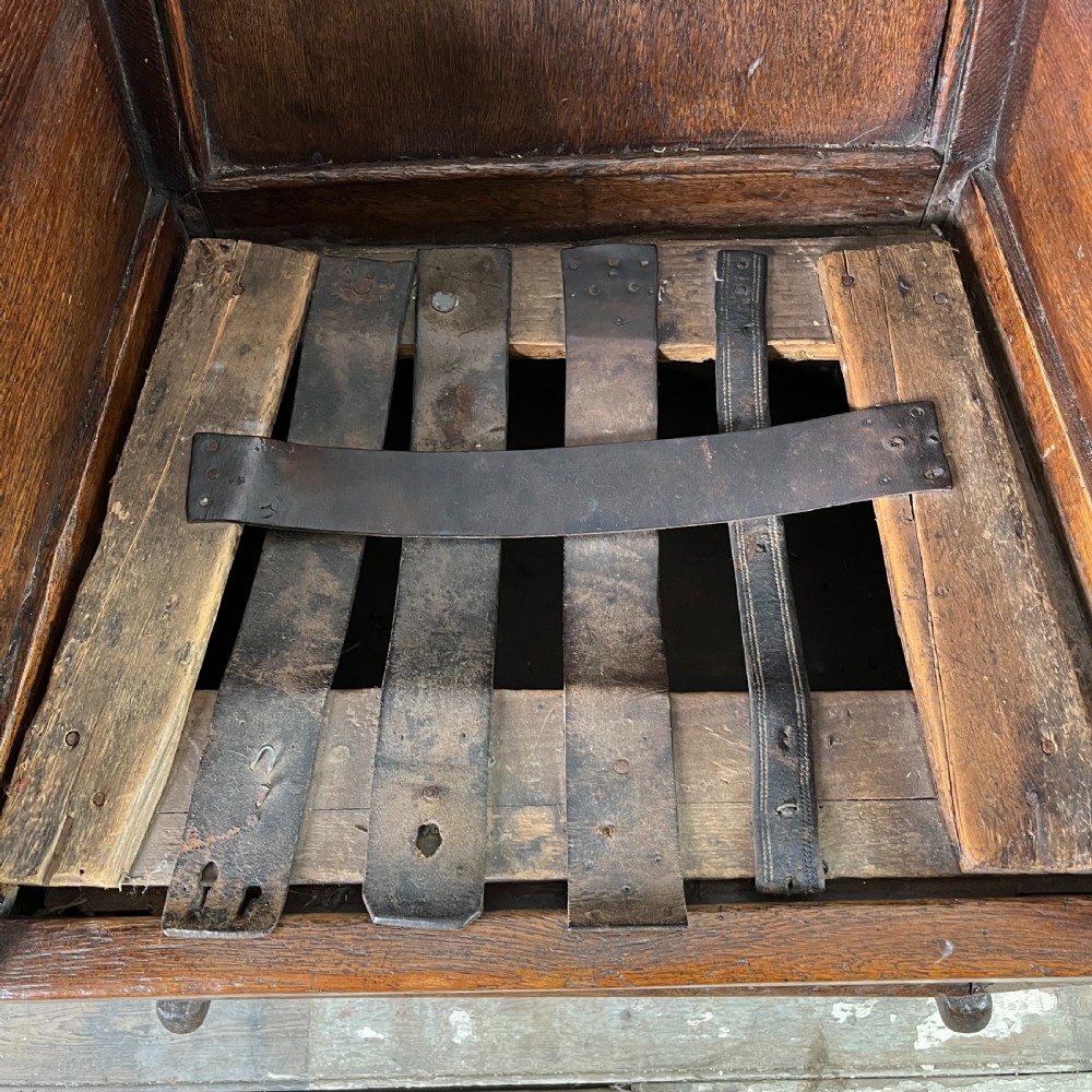 18th C. Oak Lambing Chair View III