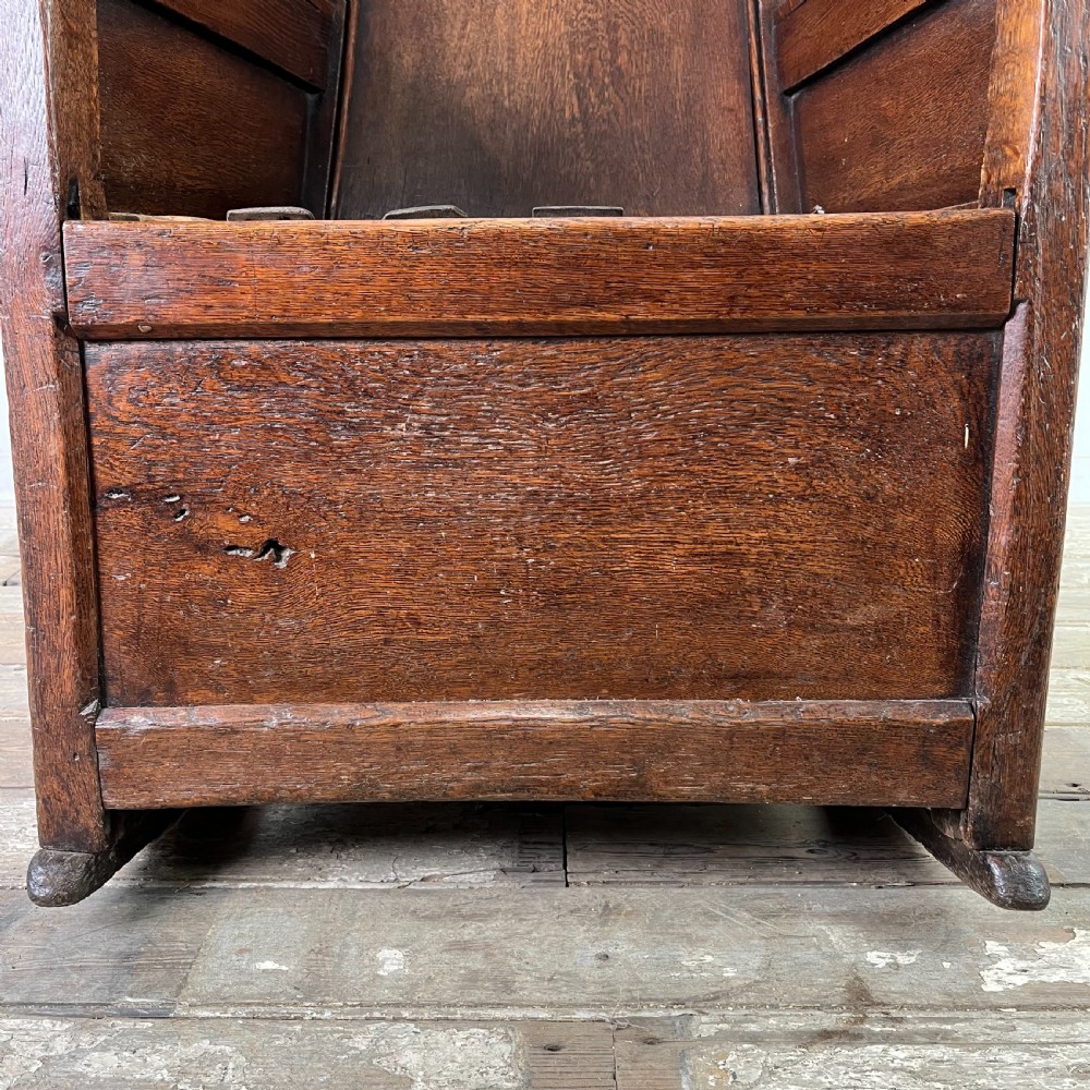 18th C. Oak Lambing Chair View VI