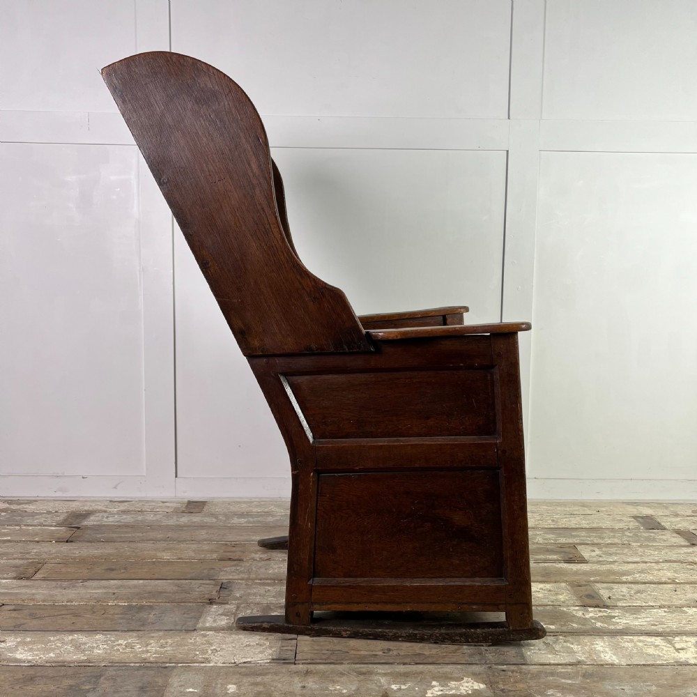 18th C. Oak Lambing Chair View XIII