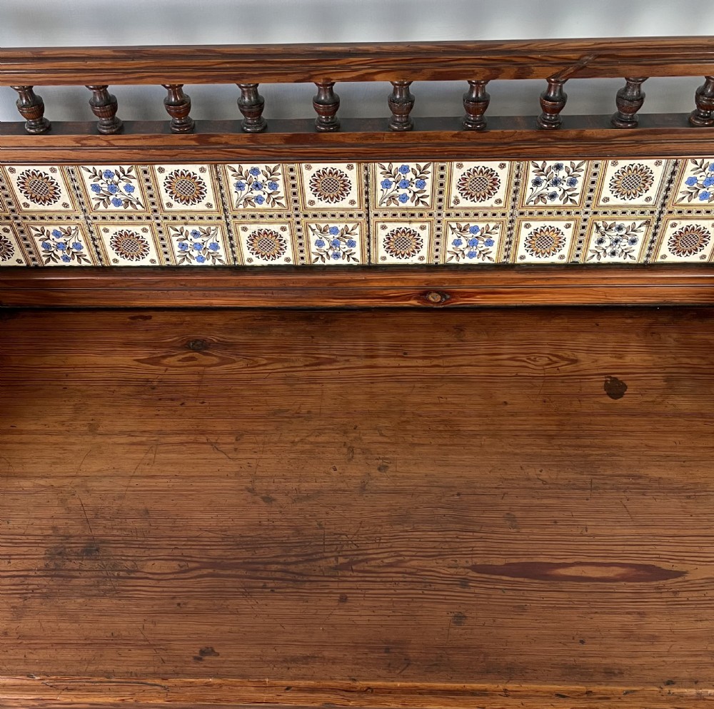 Edwardian Pitch Pine Washstand View VII