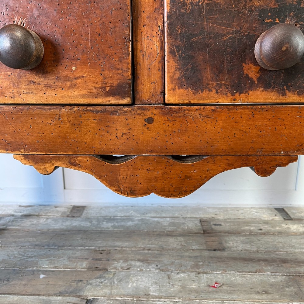 19th C. Pine and Maple Kitchen Prep Table View III
