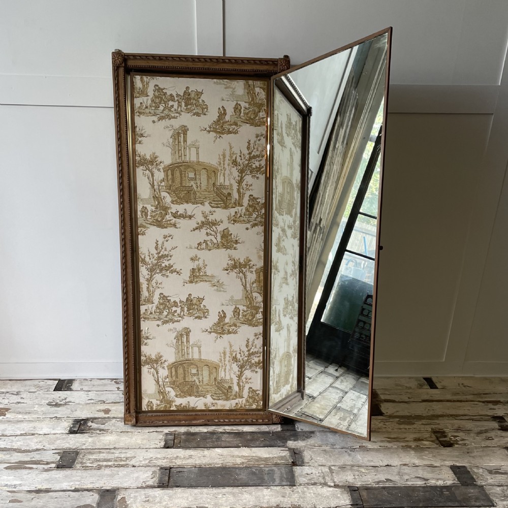 19th C. French Triptych Mirror - Miroir Brot View IV