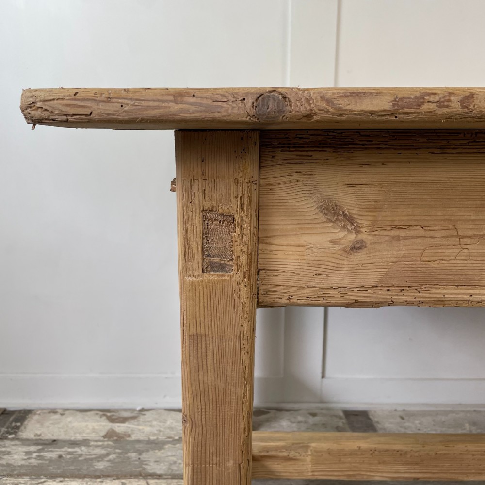 Early 19th C. Pine Farmhouse Kitchen Table View III