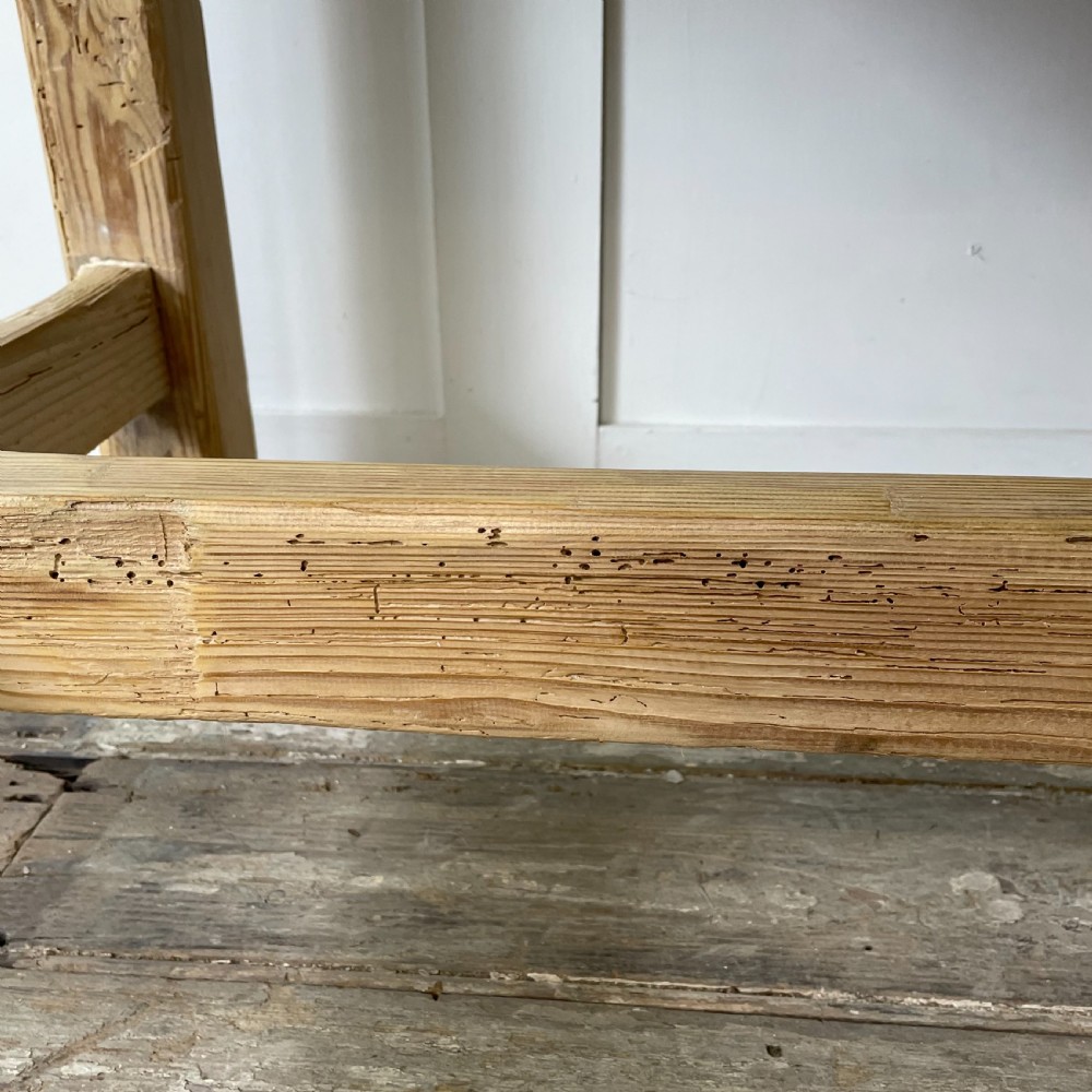 Early 19th C. Pine Farmhouse Kitchen Table View VI