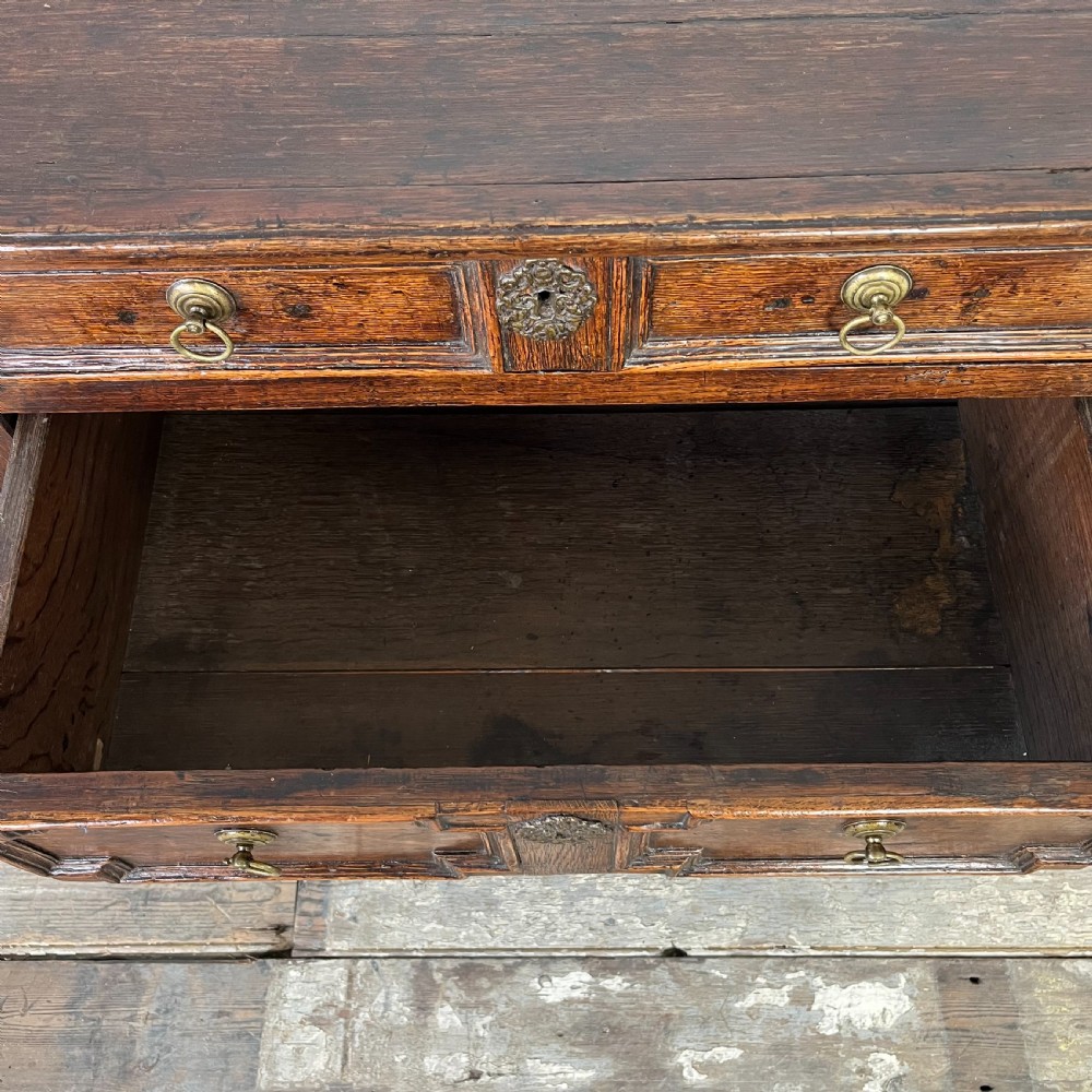 17th C. Oak Chest of Drawers View IX