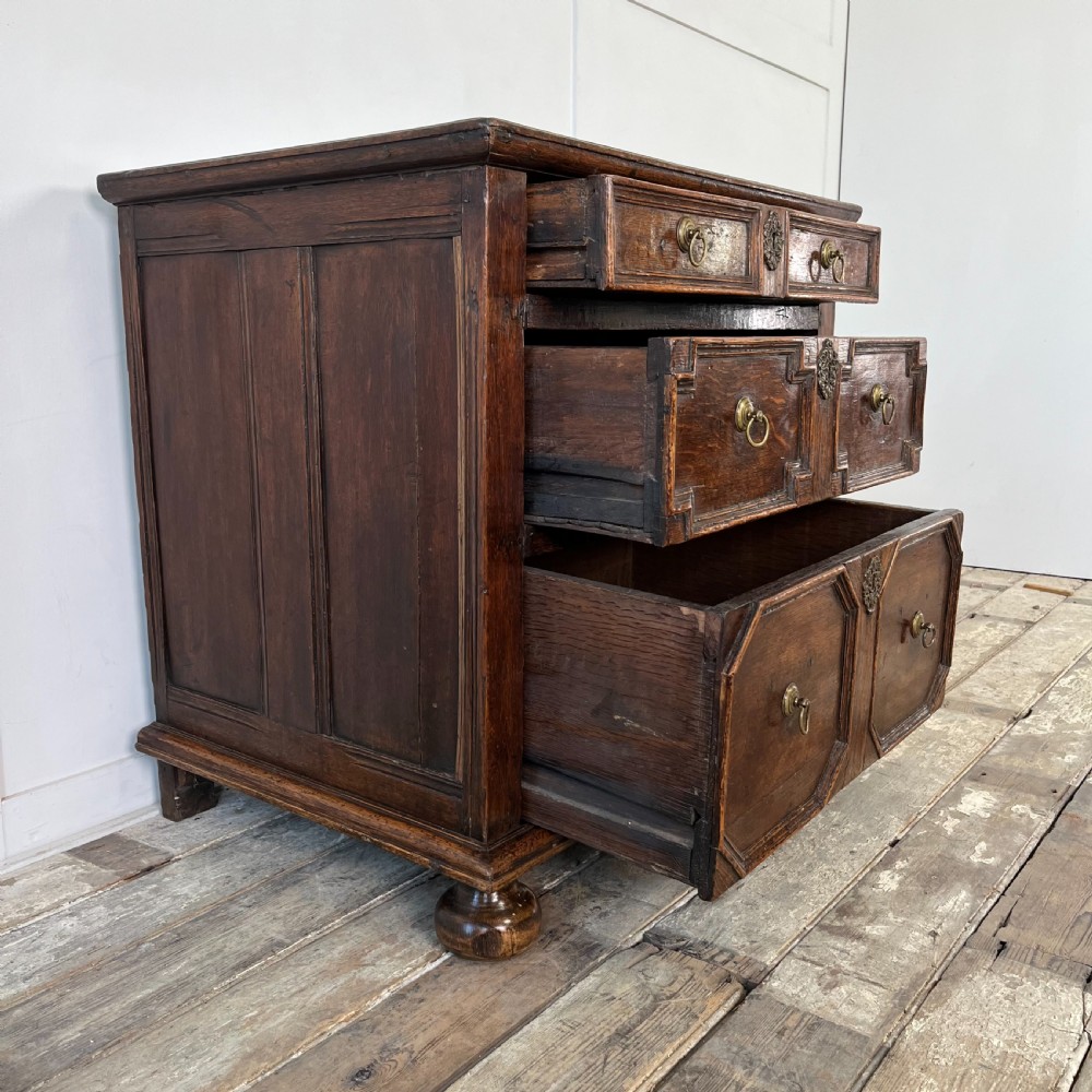 17th C. Oak Chest of Drawers View X