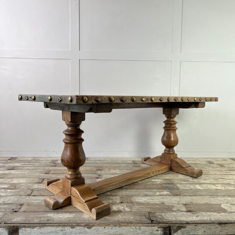 Oak and Walnut Dining Table View VII