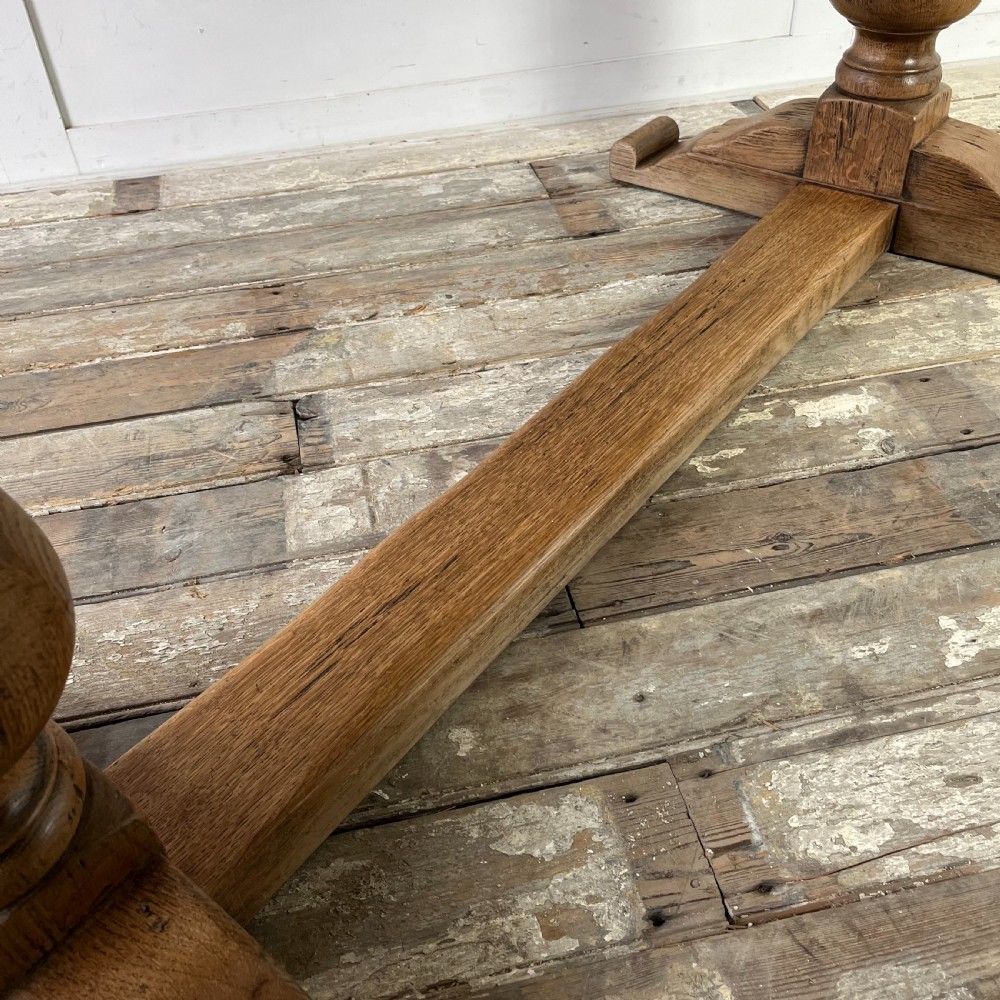 Oak and Walnut Dining Table View VIII