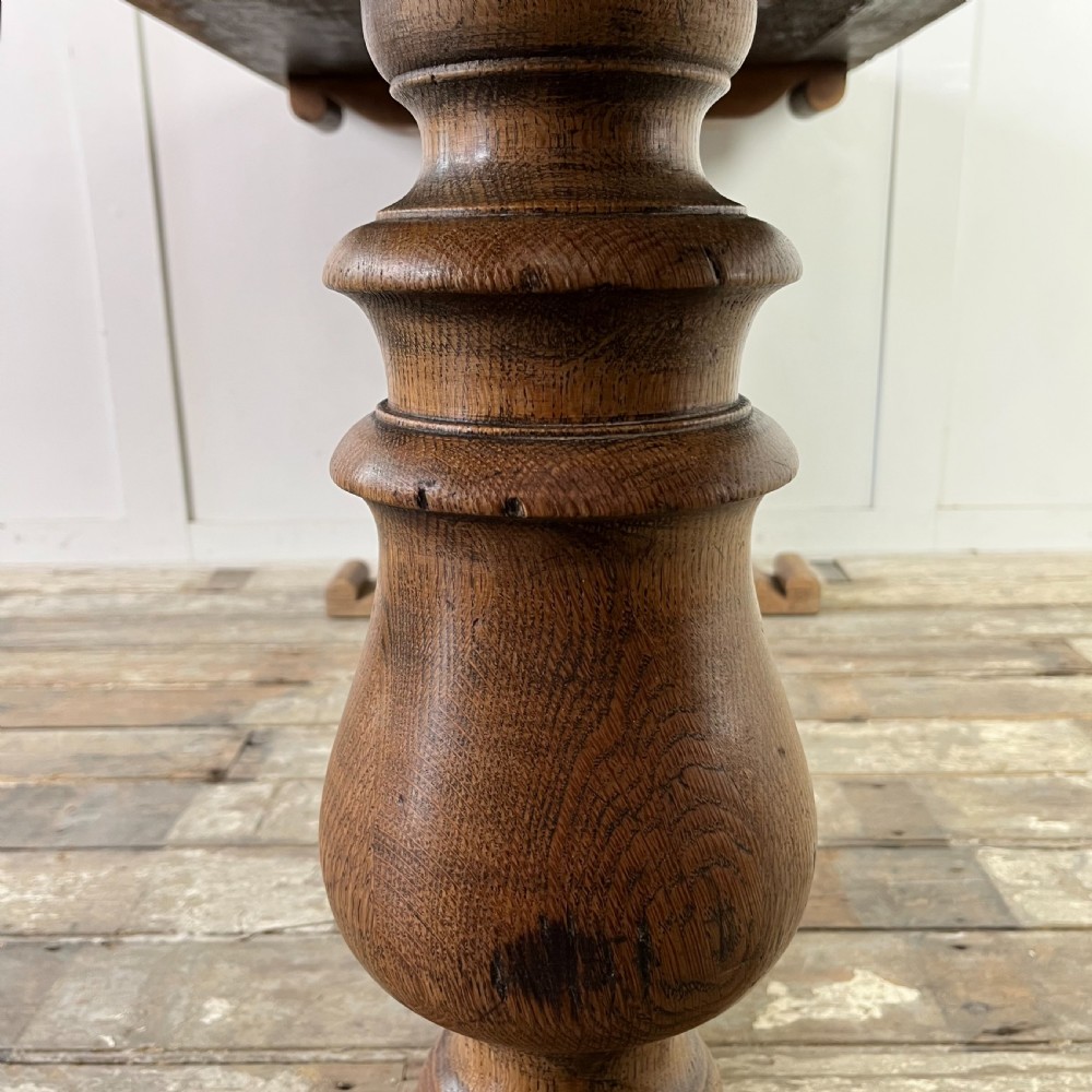 Oak and Walnut Dining Table View X