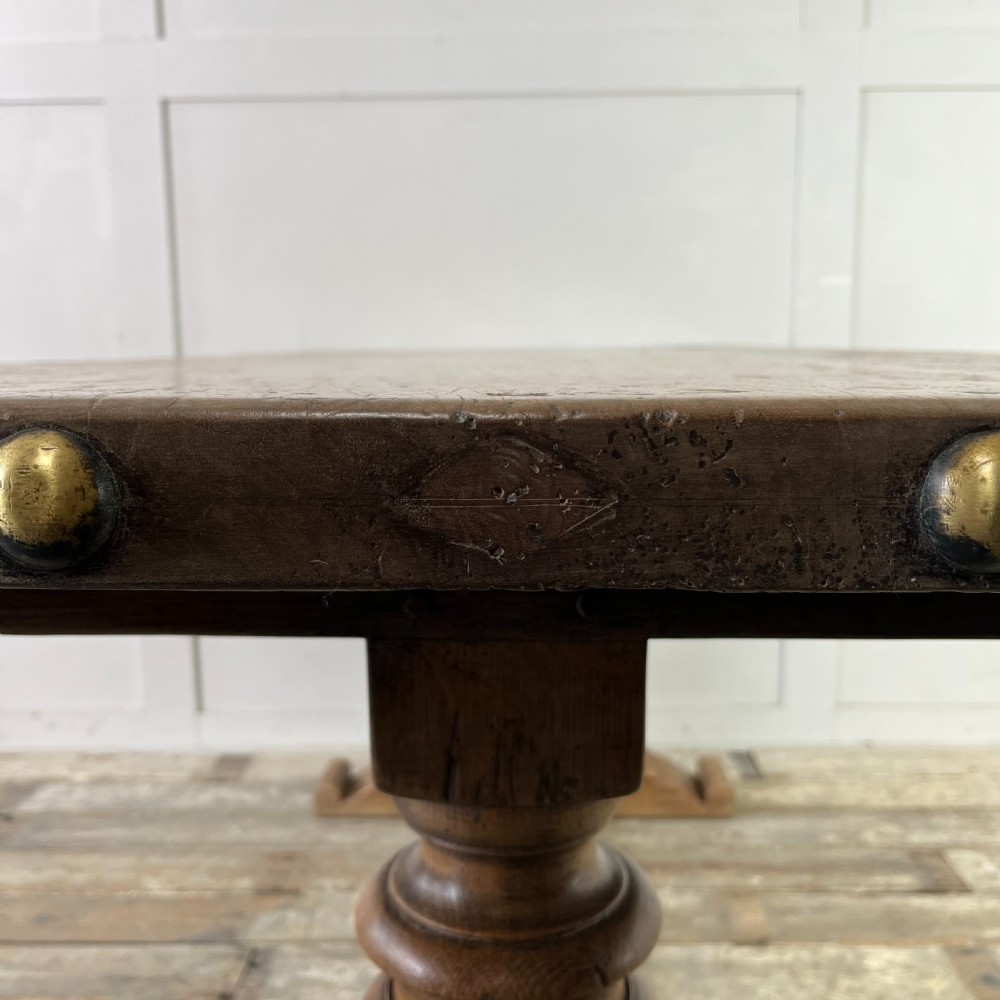 Oak and Walnut Dining Table View XII