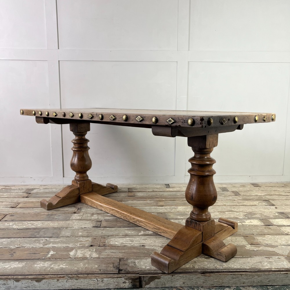 Oak and Walnut Dining Table View XIII