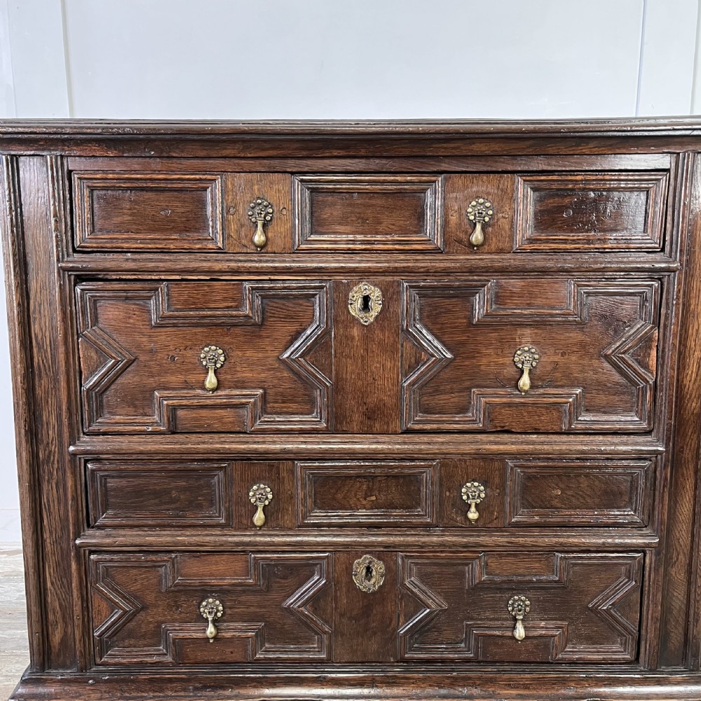 17th C. Oak Chest of Drawers View III
