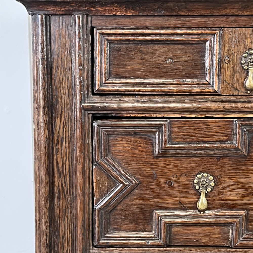 17th C. Oak Chest of Drawers View IV