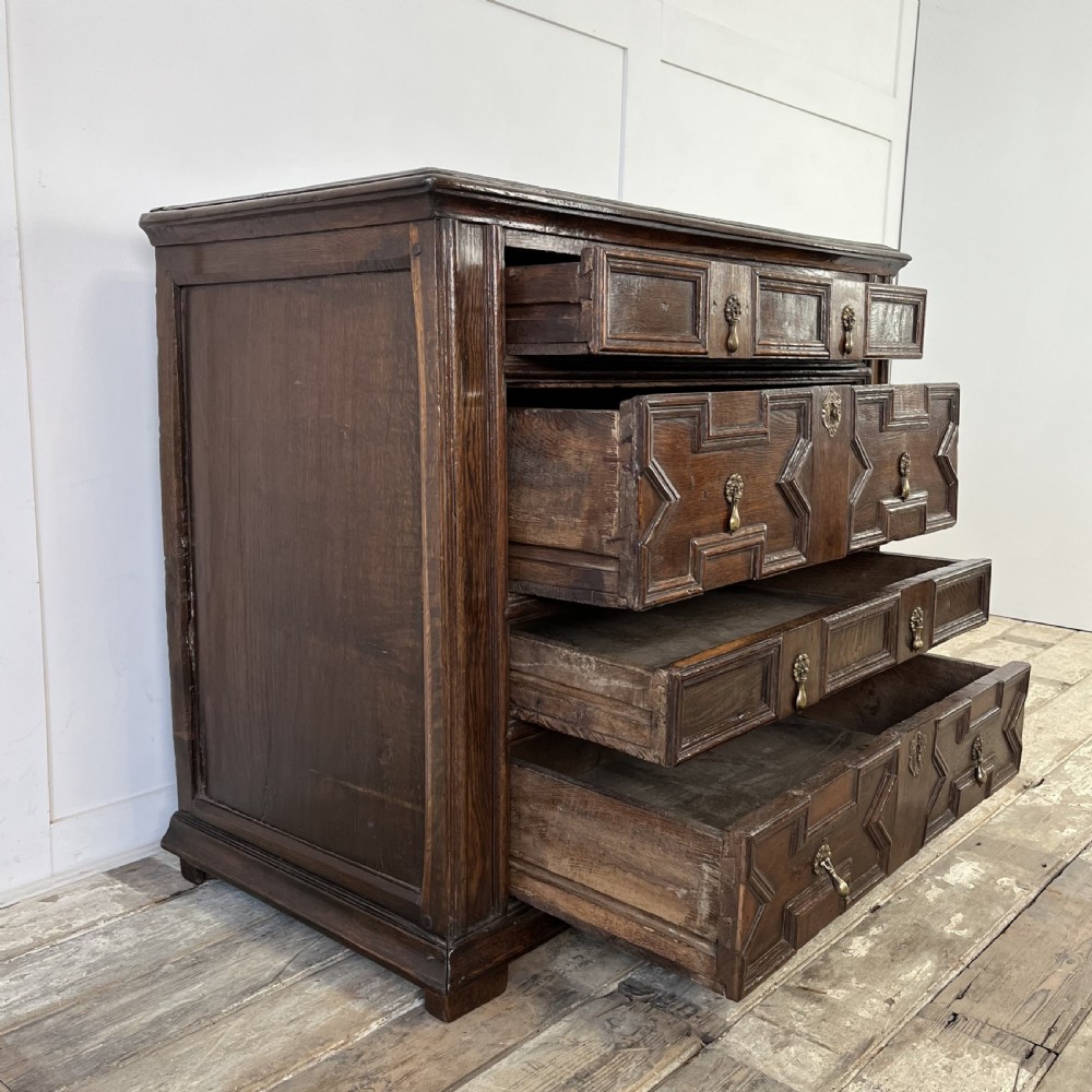 17th C. Oak Chest of Drawers View VII