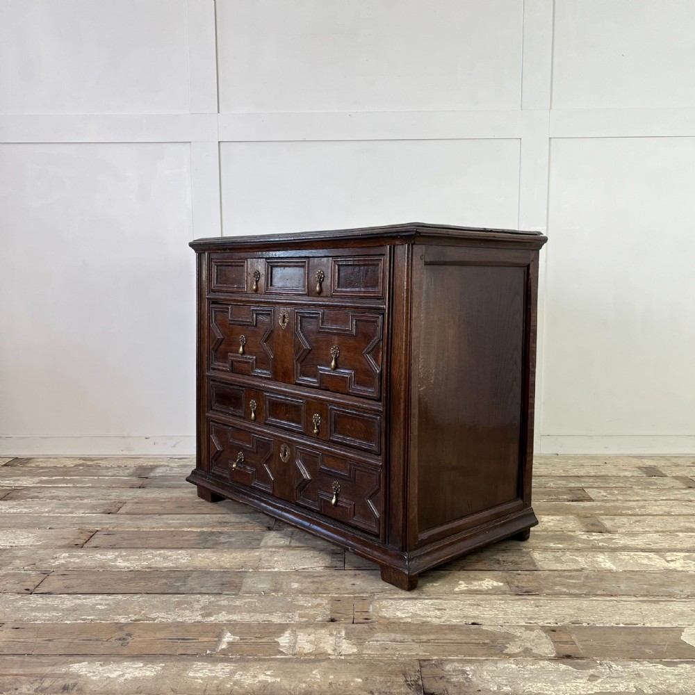 17th C. Oak Chest of Drawers View X