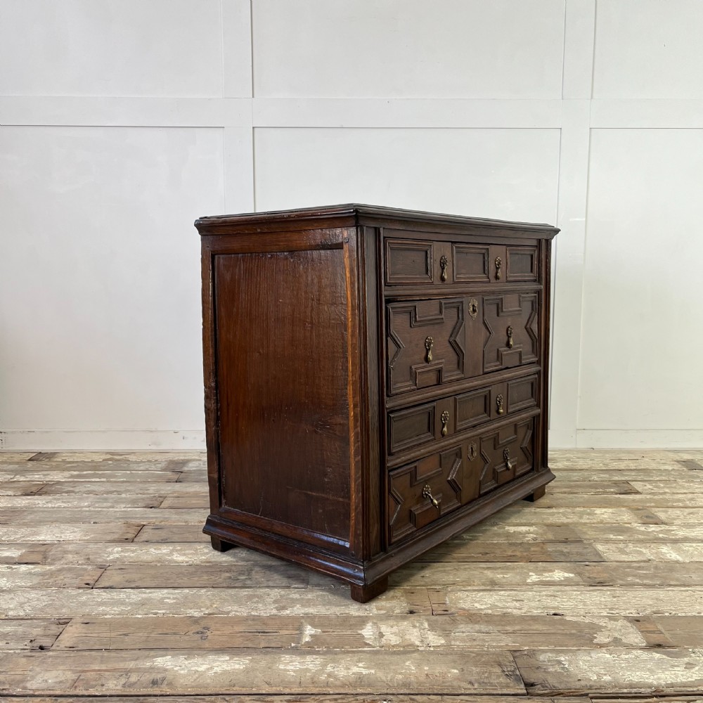 17th C. Oak Chest of Drawers View XVII