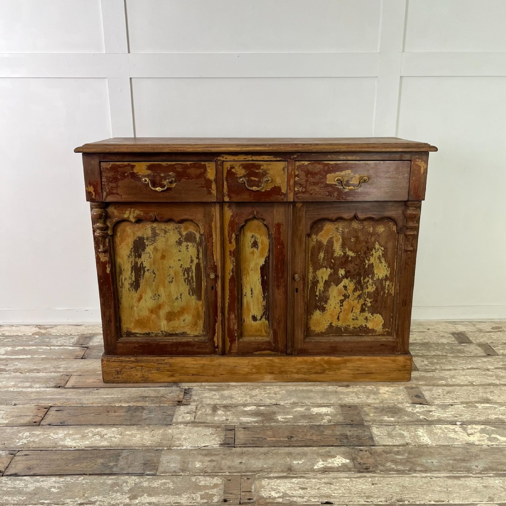 Victorian Painted Mahogany Sideboard