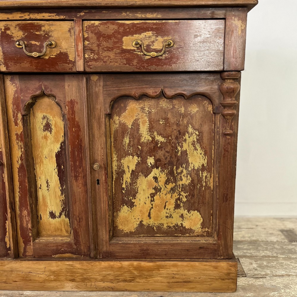 Victorian Painted Mahogany Sideboard View II