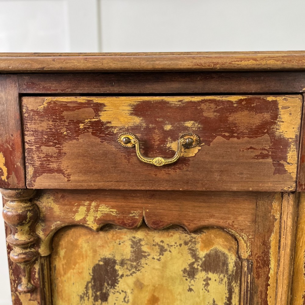 Victorian Painted Mahogany Sideboard View V
