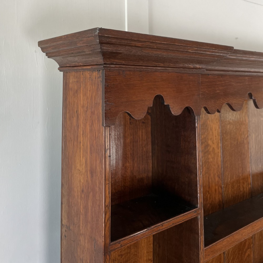 Early 19th C. Oak Shropshire Dresser View XIII