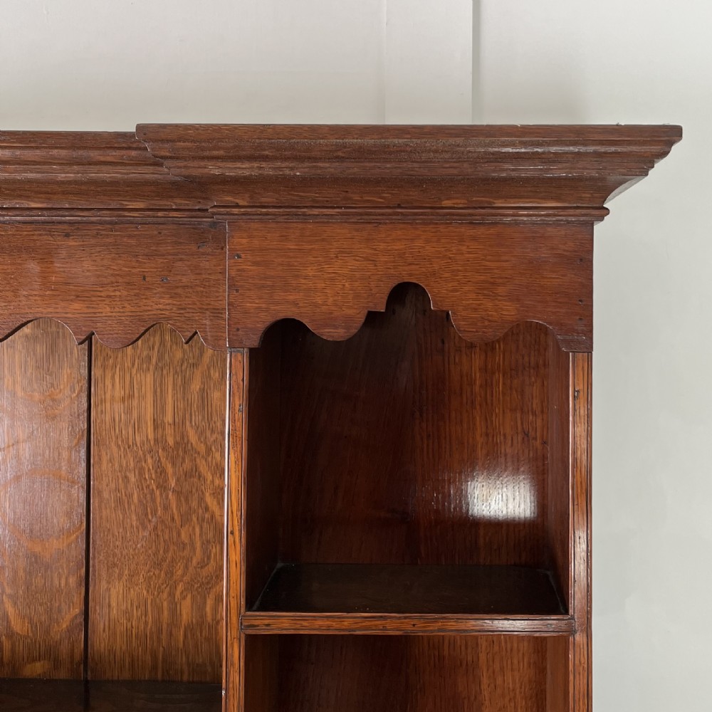 Early 19th C. Oak Shropshire Dresser View XV