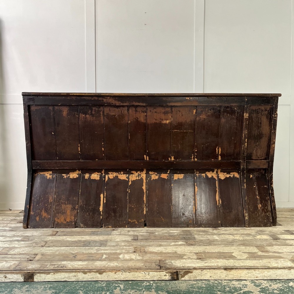 Early 19th C. Pine Tavern Settle View XIII
