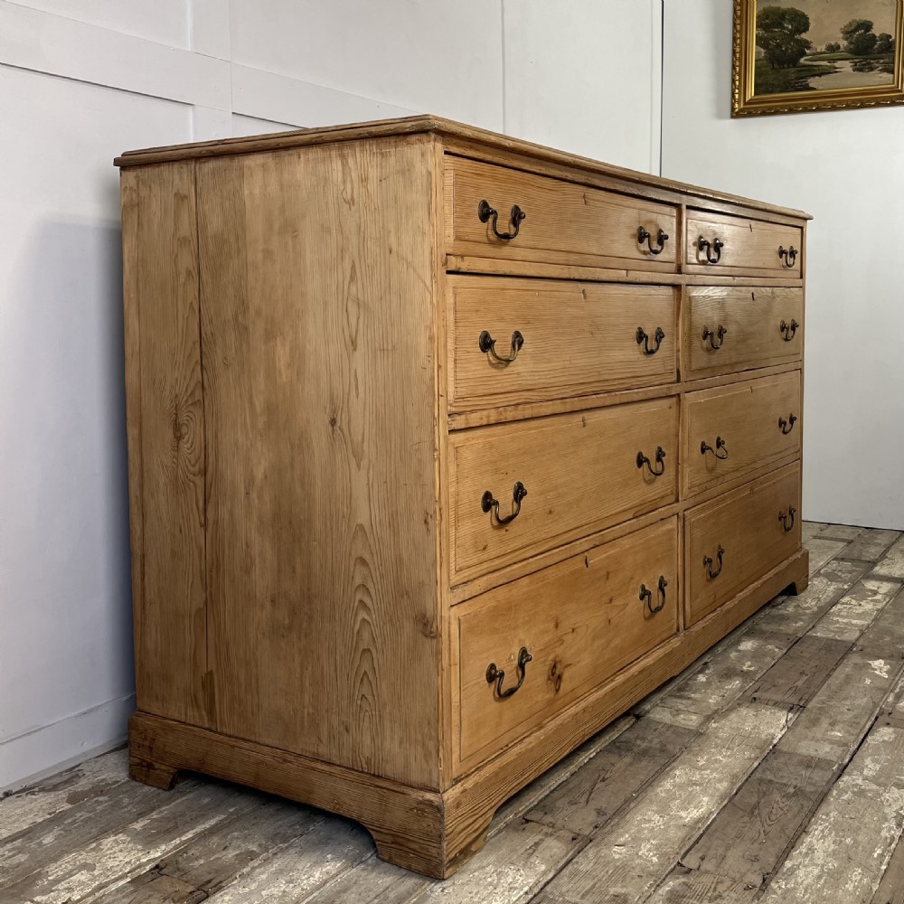 Large 19th C. Pine Chest of Drawers View II