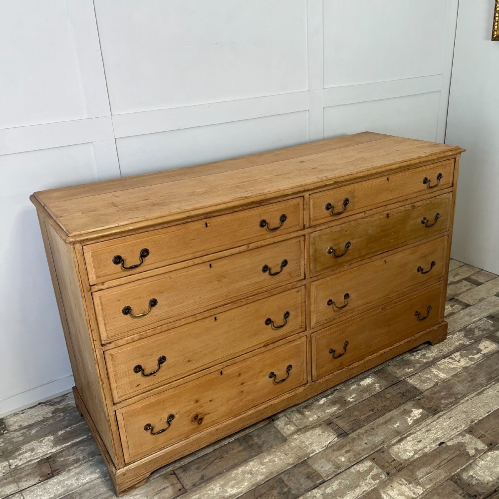 Large 19th C. Pine Chest of Drawers View IV