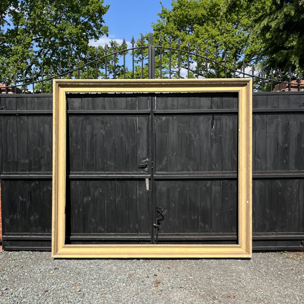 Huge 19th C. Gilt Picture Frame