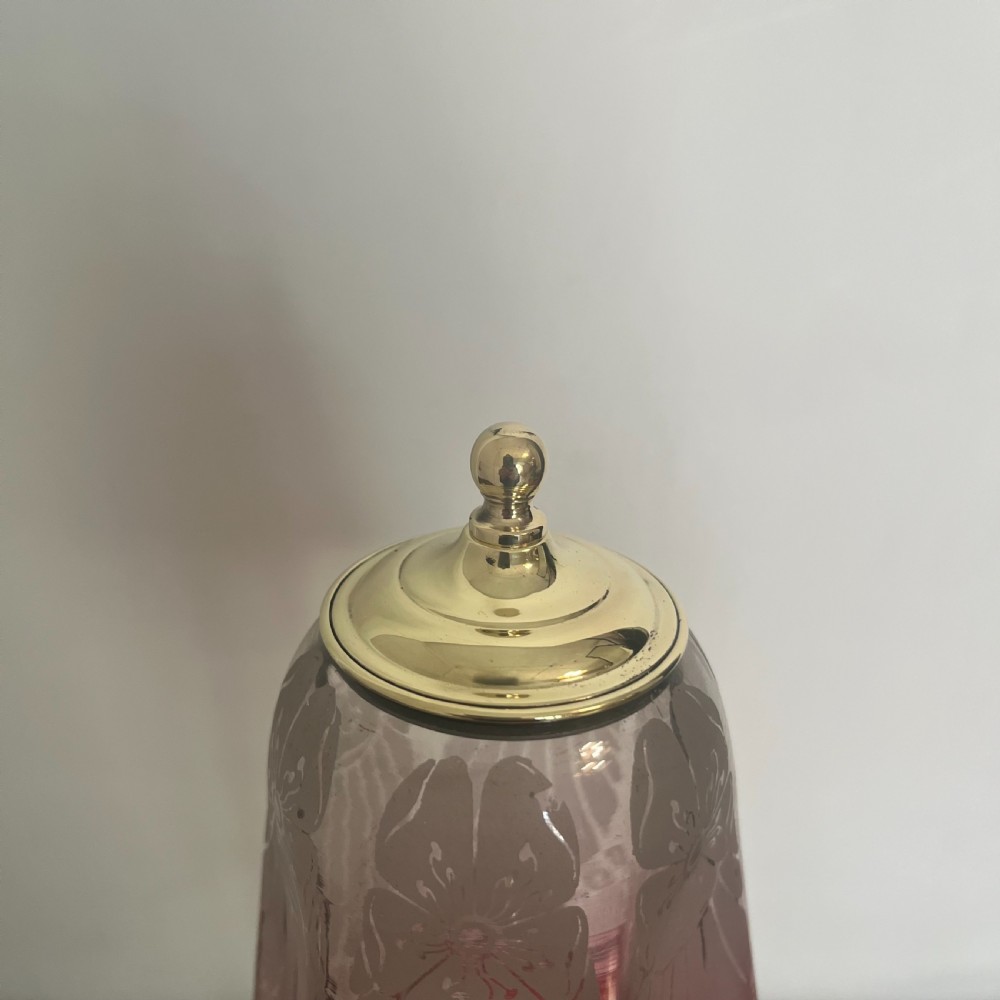 Pair of Edwardian Brass Table Lamps View VIII