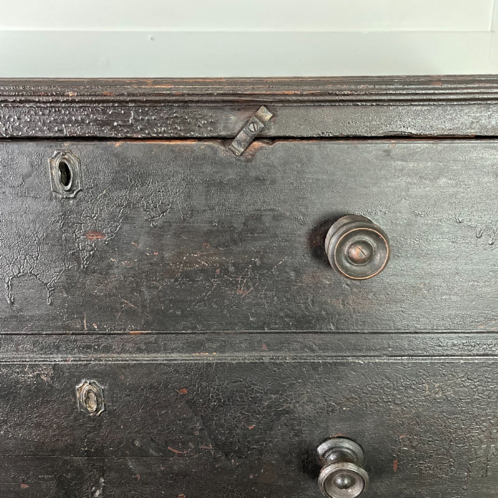 18th C. Painted Pine Chest of Drawers View VI