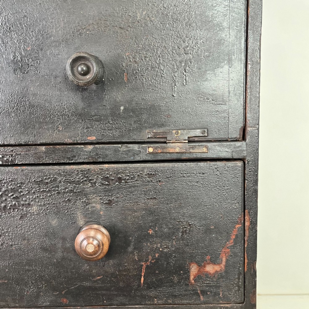 18th C. Painted Pine Chest of Drawers View VII
