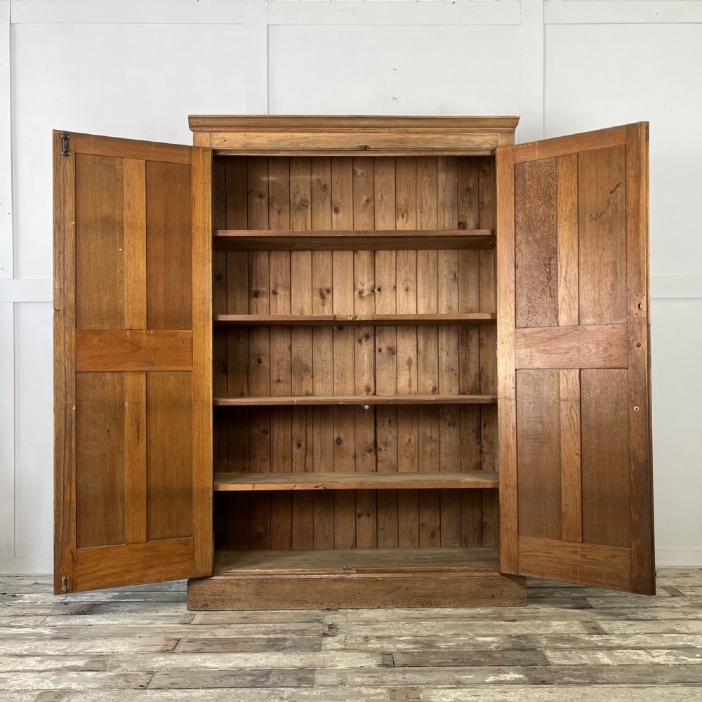 Early 20th C. Oak Cupboard View II